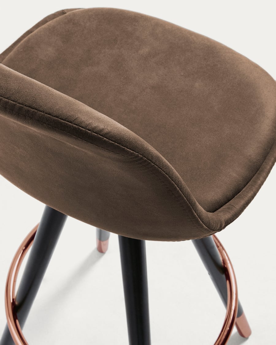 Brown Slad barstool height 75 cm
