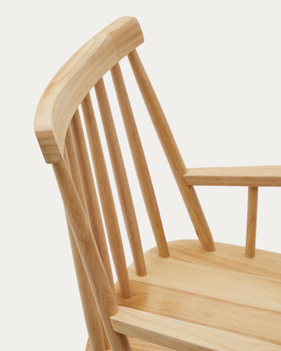 Tressia chair natural with armrests