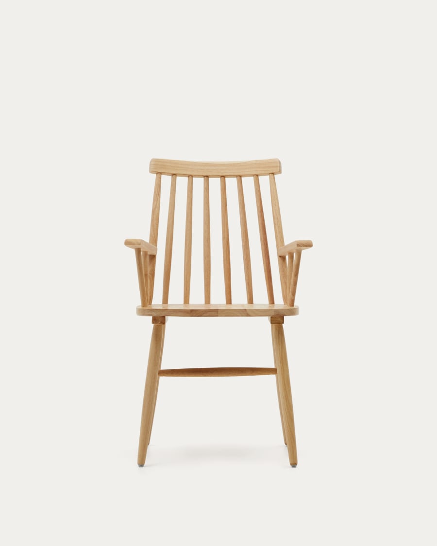 Tressia chair natural with armrests