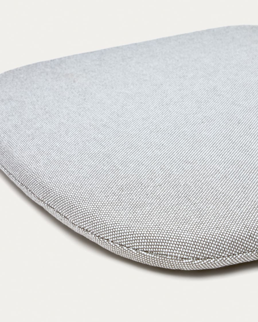 Joncols chair cushion in grey, 43 x 41 cm