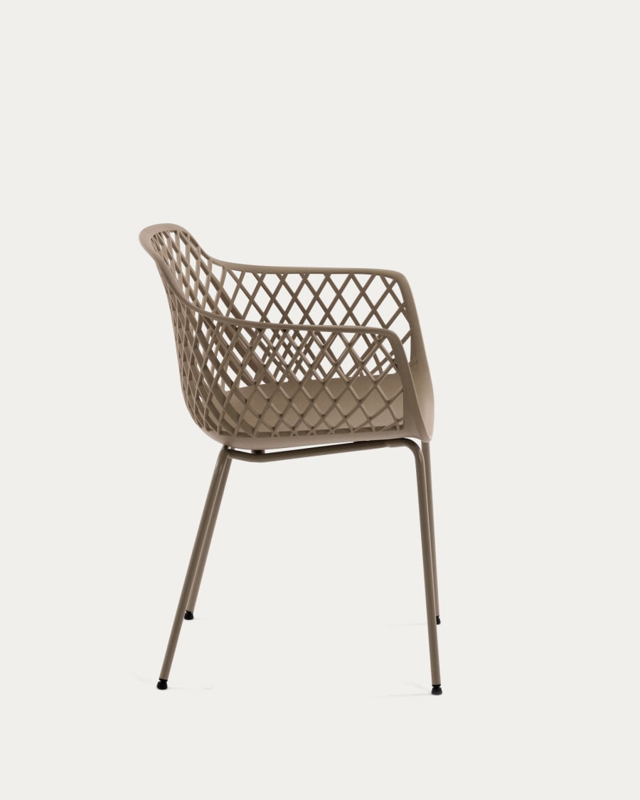 Quinn outdoor chair in beige