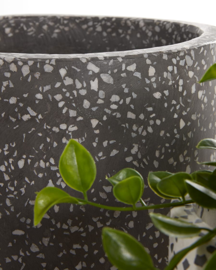 Set of two round Bransc pots Ø 20 cm / Ø 15 cm
