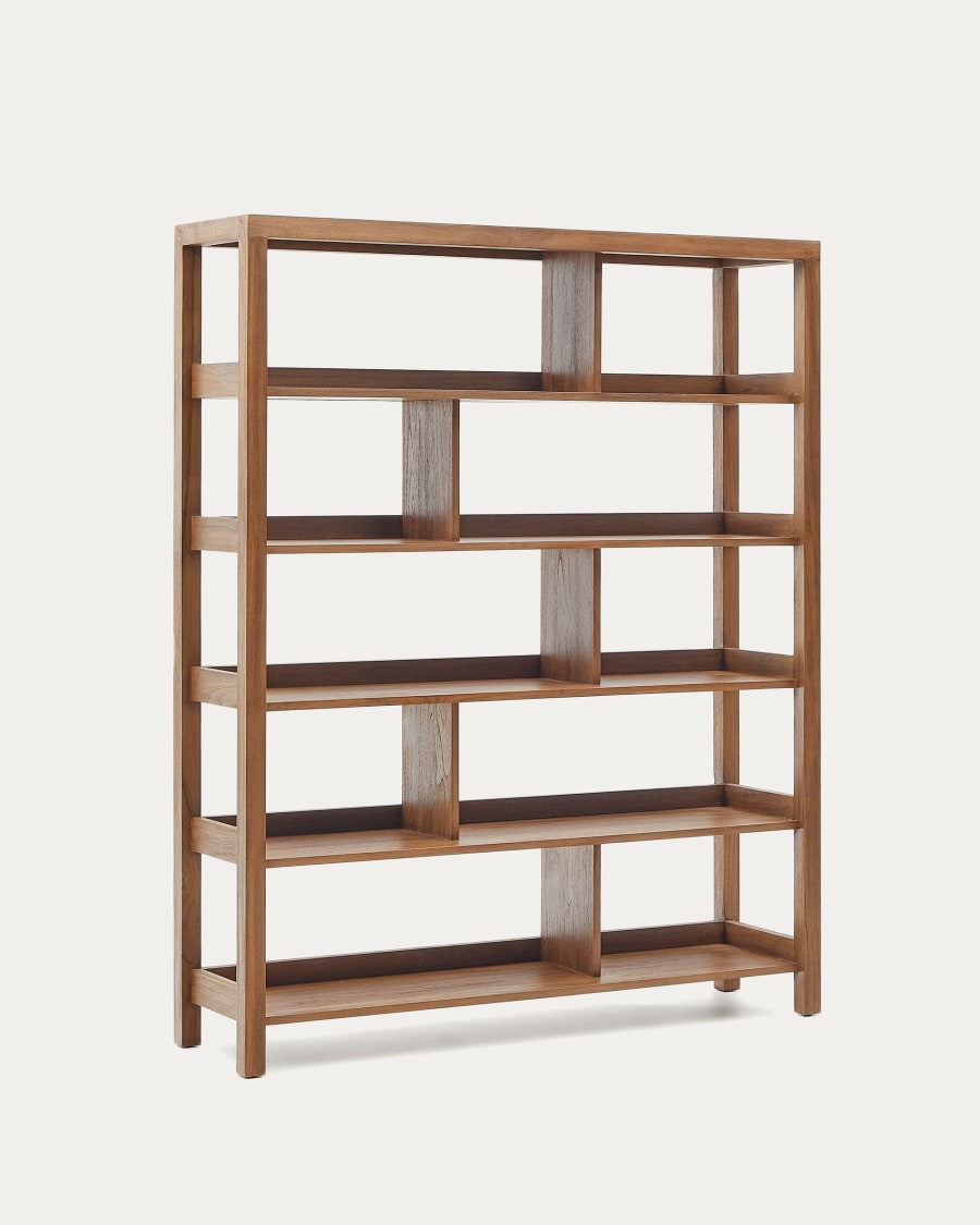 Sashi shelving unit made in solid teak wood 150 x 185 cm