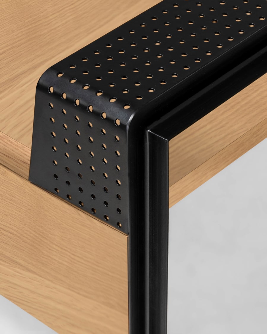 Oak wood Nadyria Desk 120 x 55 cm