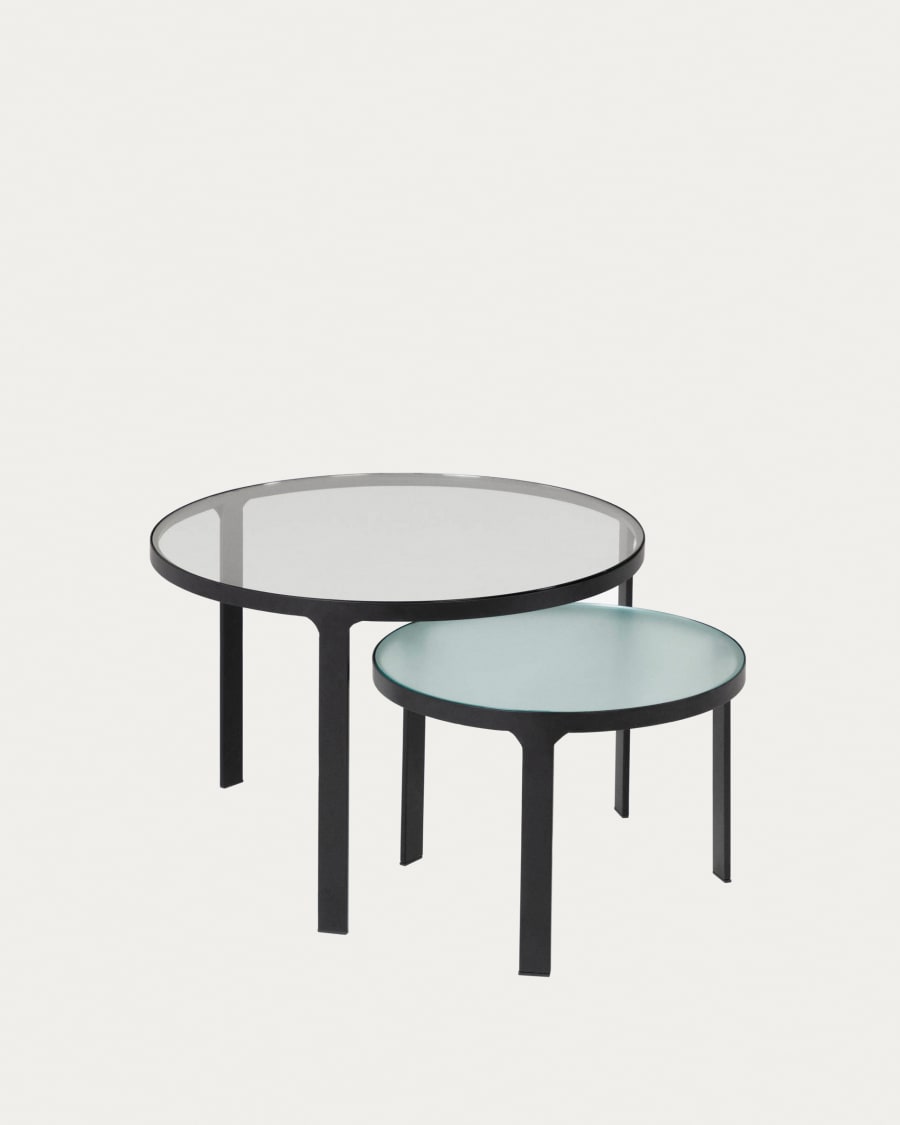 Oni set of 2 side tables Ø 70 cm / Ø 50 cm