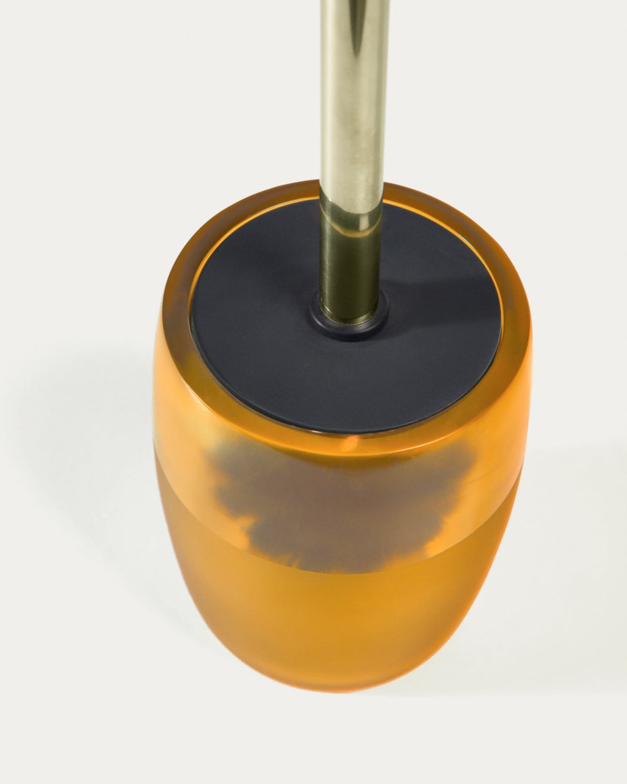 Maive yellow toilet brush