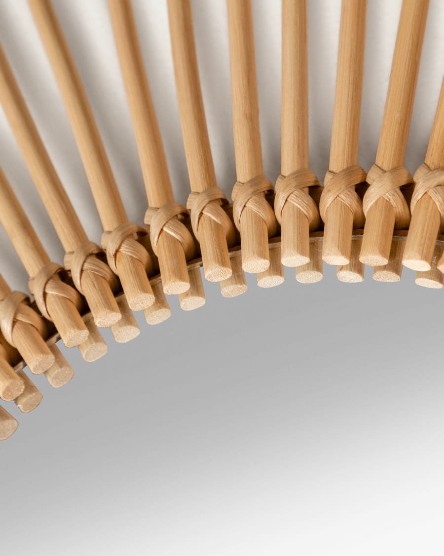 Louisa rattan mirror, Ø 81 cm