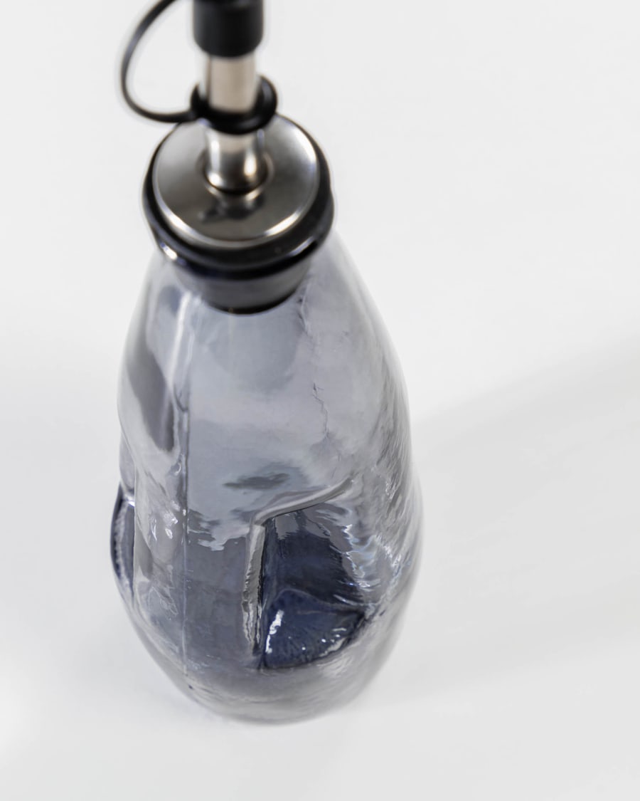 Rohan blue glass oil bottle