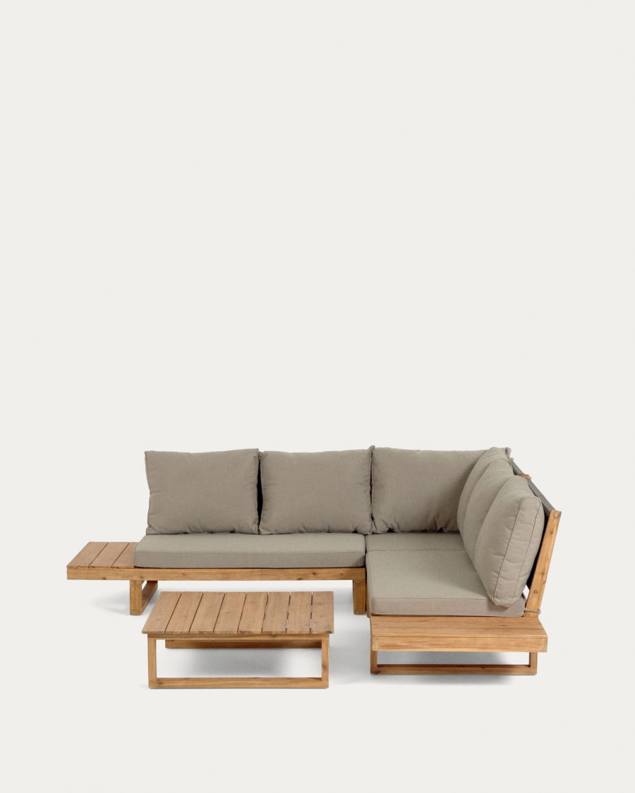 Outdoor corner new arrivals sofa wood
