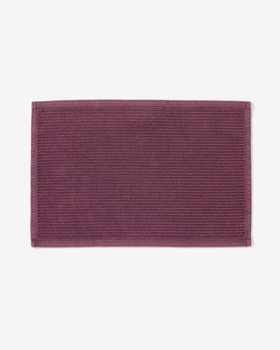 Miekki bath mat burgundy 40 x 60 cm