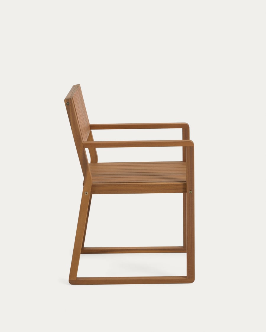 Emili solid acacia garden chair FSC 100%