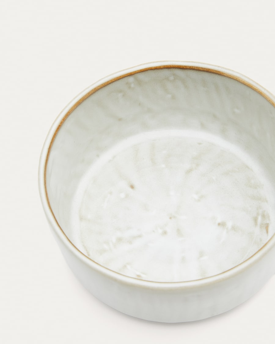 Serni white, ceramic bowl