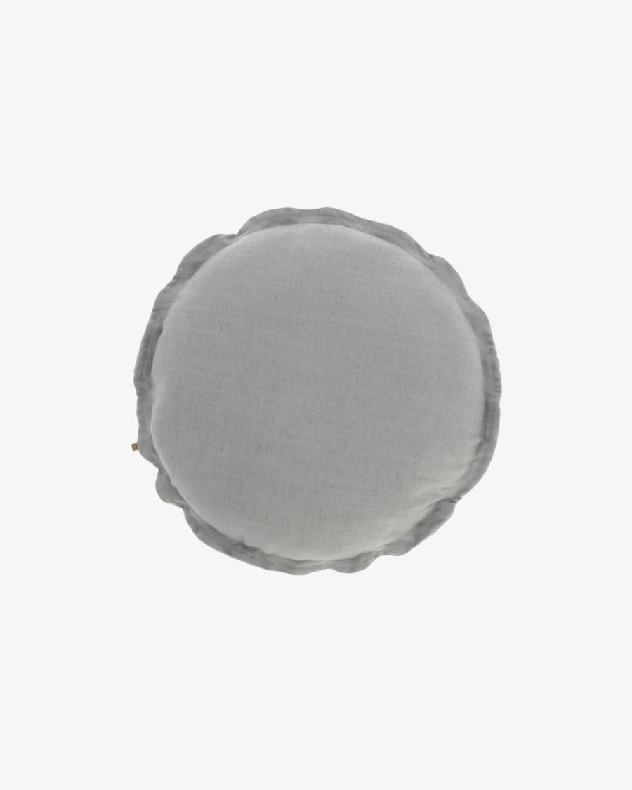 Κάλυμμα μαξιλαριού Maelina, γκρι, Ø45εκ