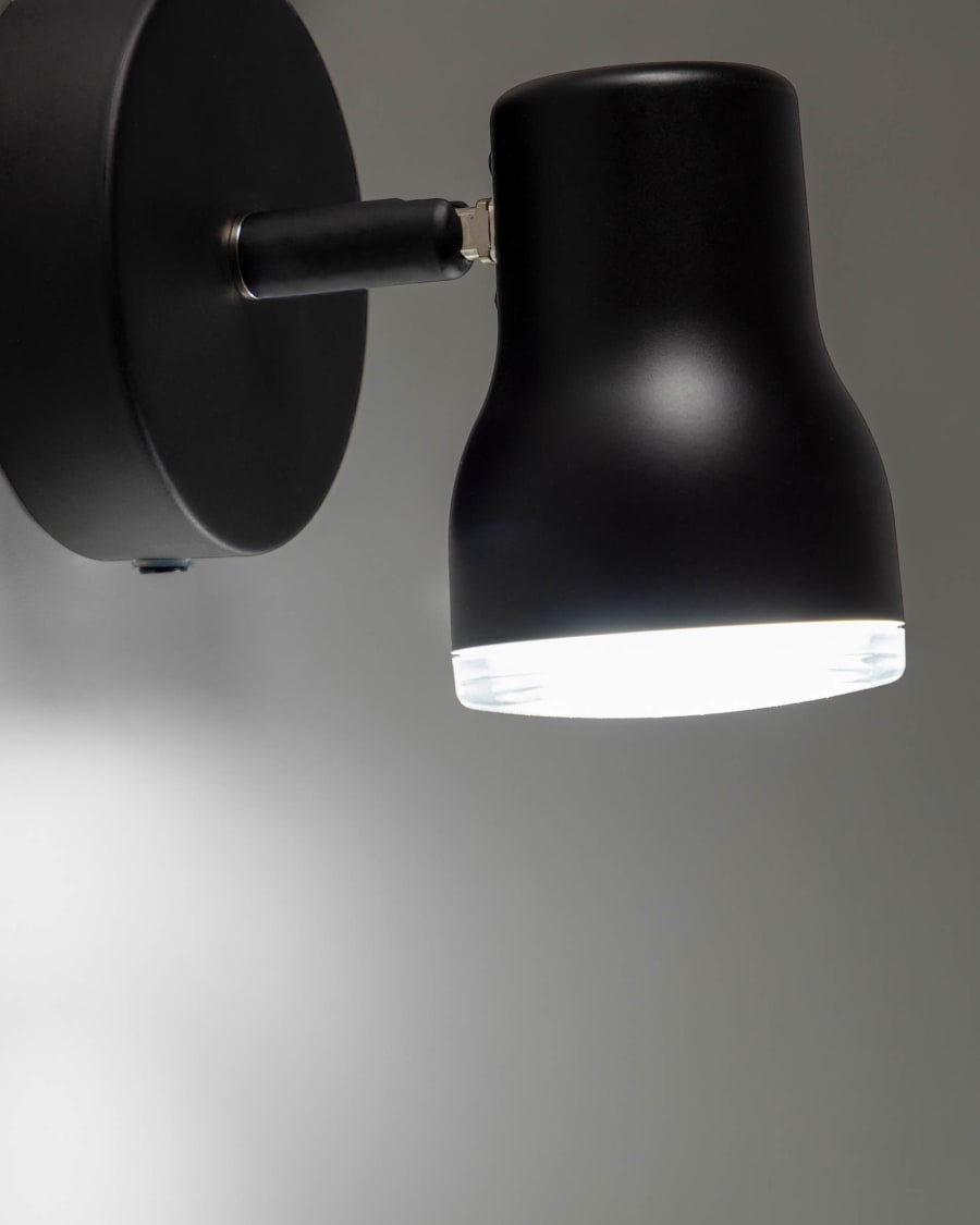 Tehila black wall lamp