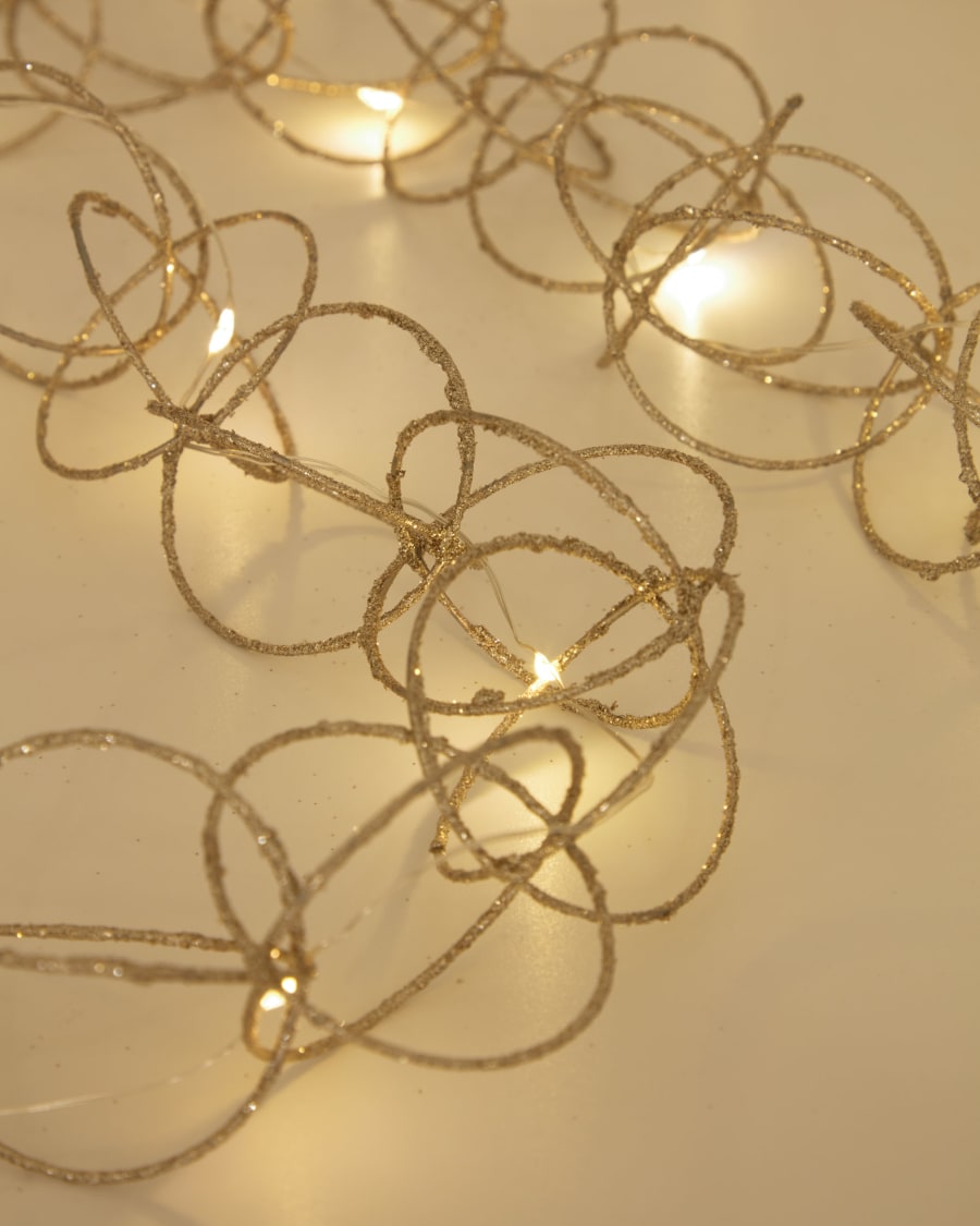 Stelly golden Christmas lights 1,9 m