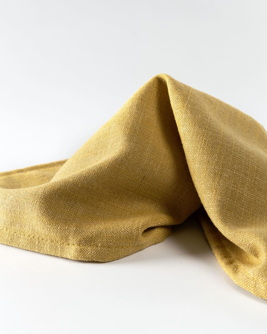 Mustard-yellow Samay 4-napkin set