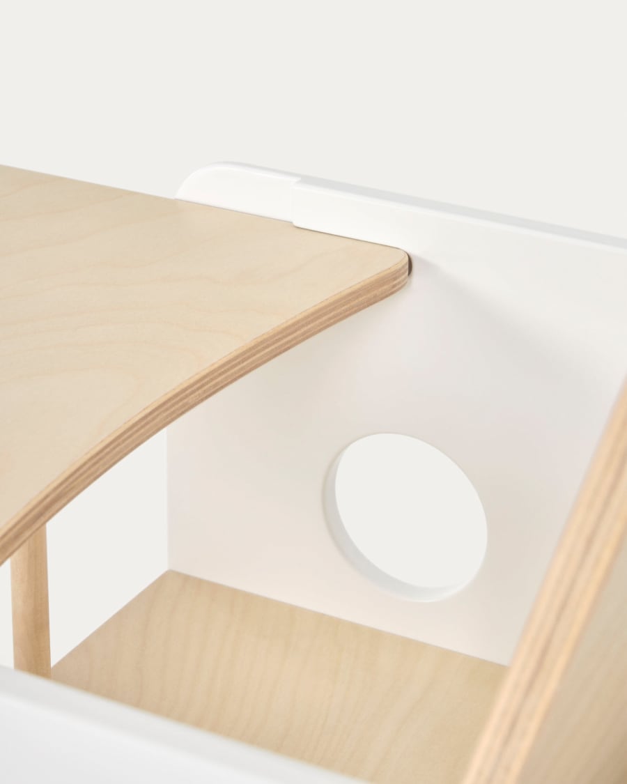 Tray for the Nuun evolutive chair in birch veneer