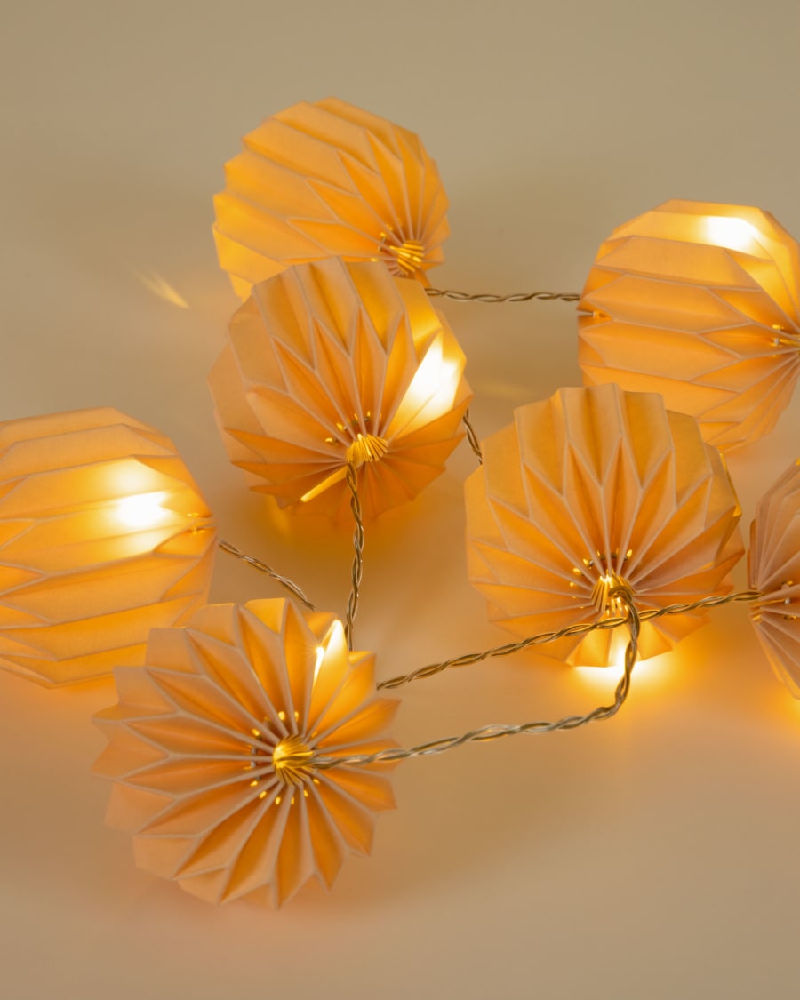 Yulia pink string LED lights 2,5 m