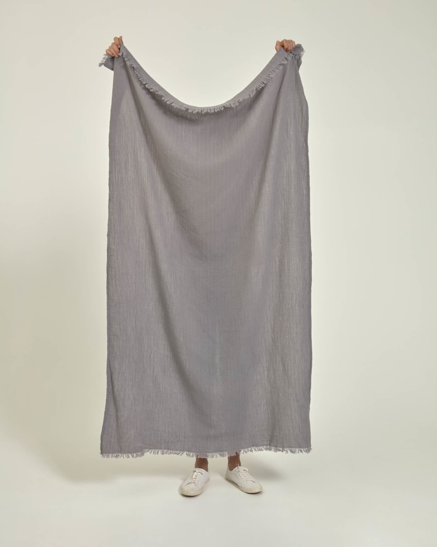 Clarice grey blanket 70 x 100 cm