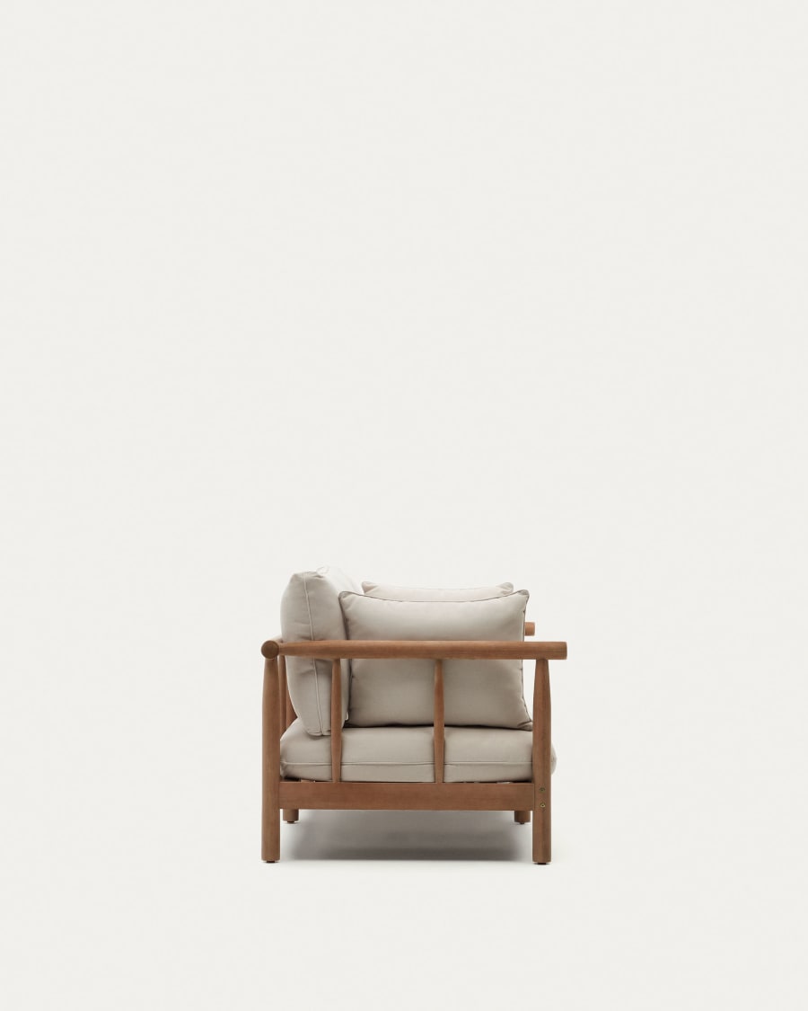 Sacova 2 seater sofa, made from solid eucalyptus wood 195 cm