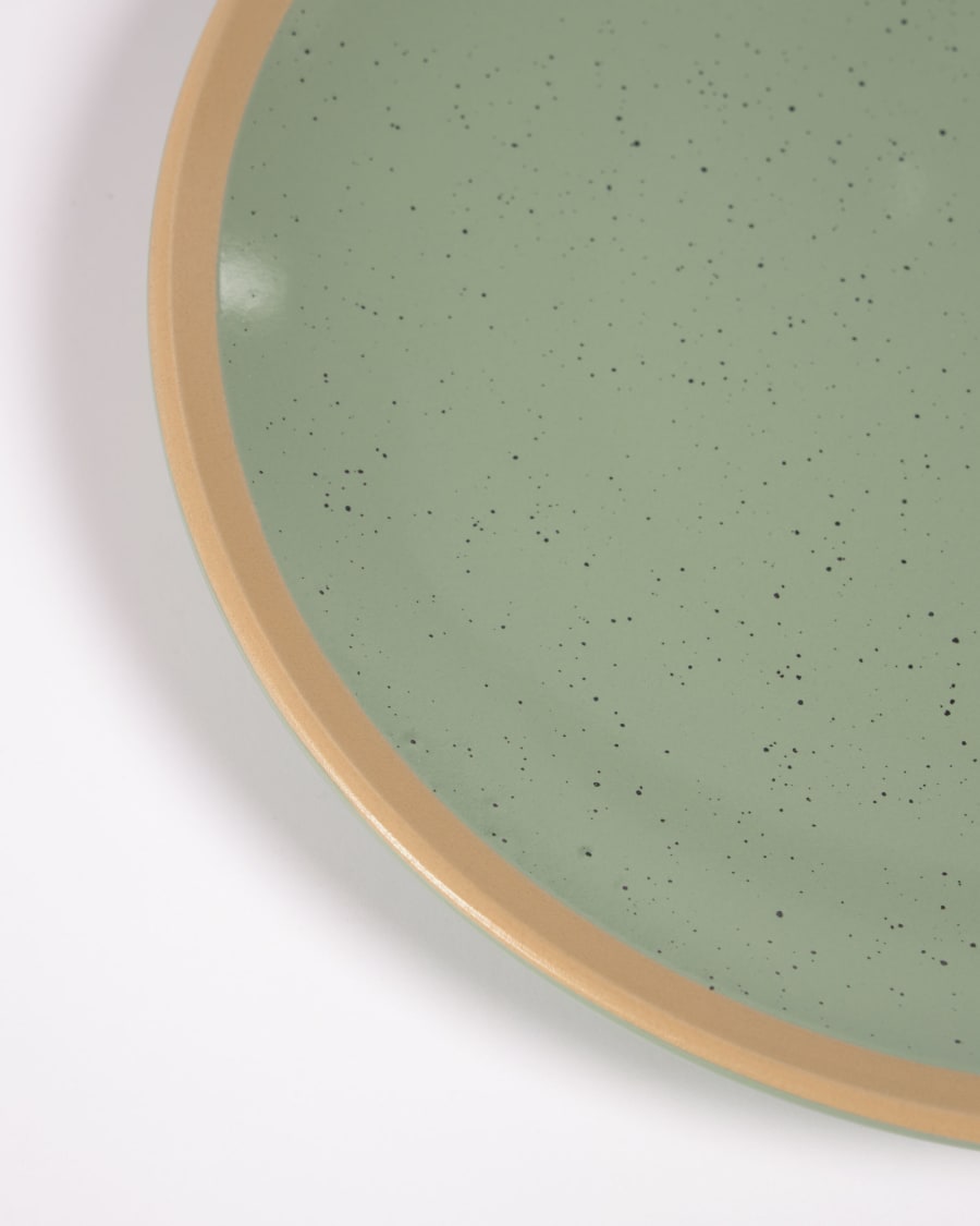 Tilia ceramic dessert plate light green