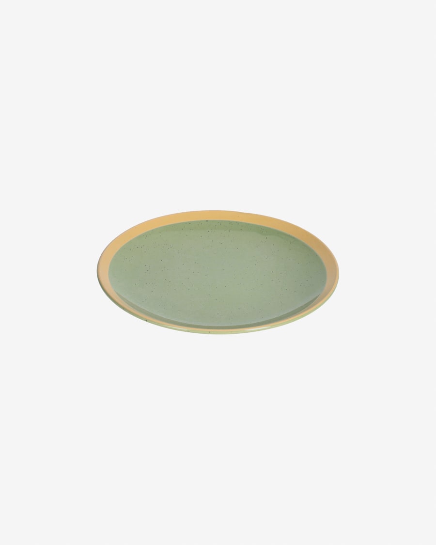 Tilia ceramic dessert plate light green