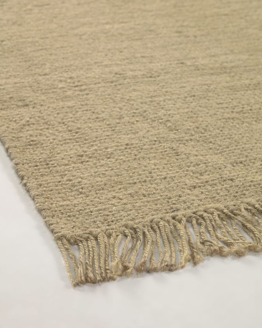 Siria beige jute rug 160 x 230 cm