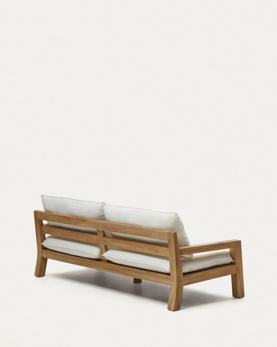 Forcanera 3 seater solid teak sofa, 211 cm