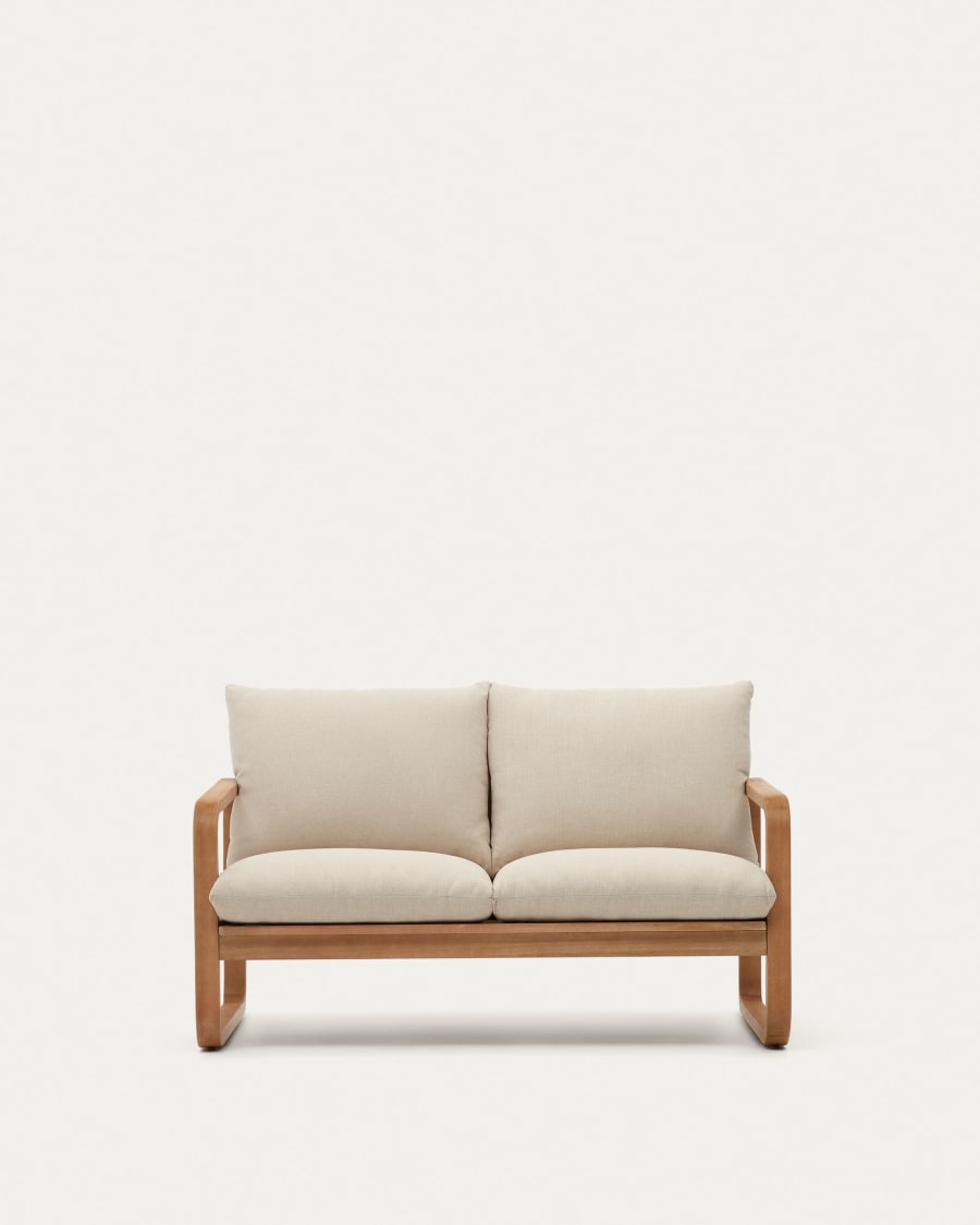 Sacaleta 2 seater sofa, made from solid eucalyptus wood 142 cm