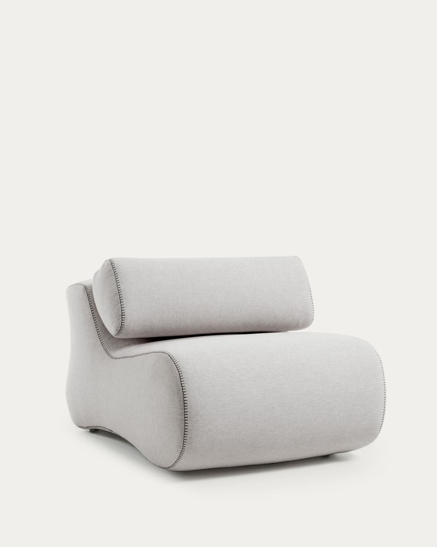 Club armchair in beige