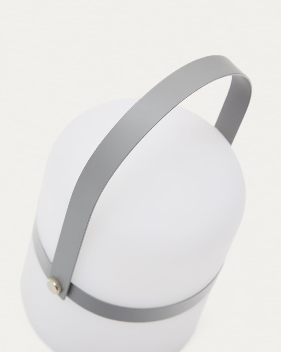 Ridley grey mini table lamp