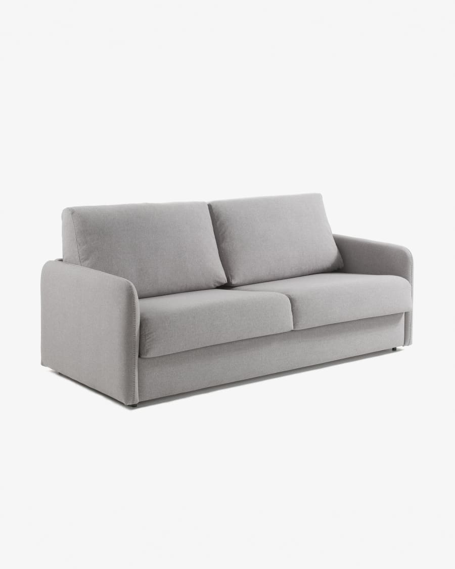 Divano letto Kymoon 140 viscoelastico, grigio chiaro