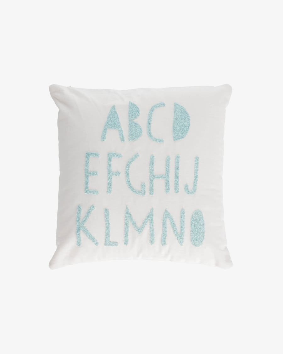 Alphabet pillow cover top