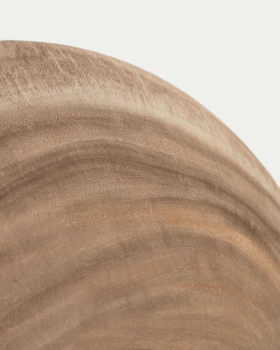 Melya solid munggur wood wall panel Ø 48 cm
