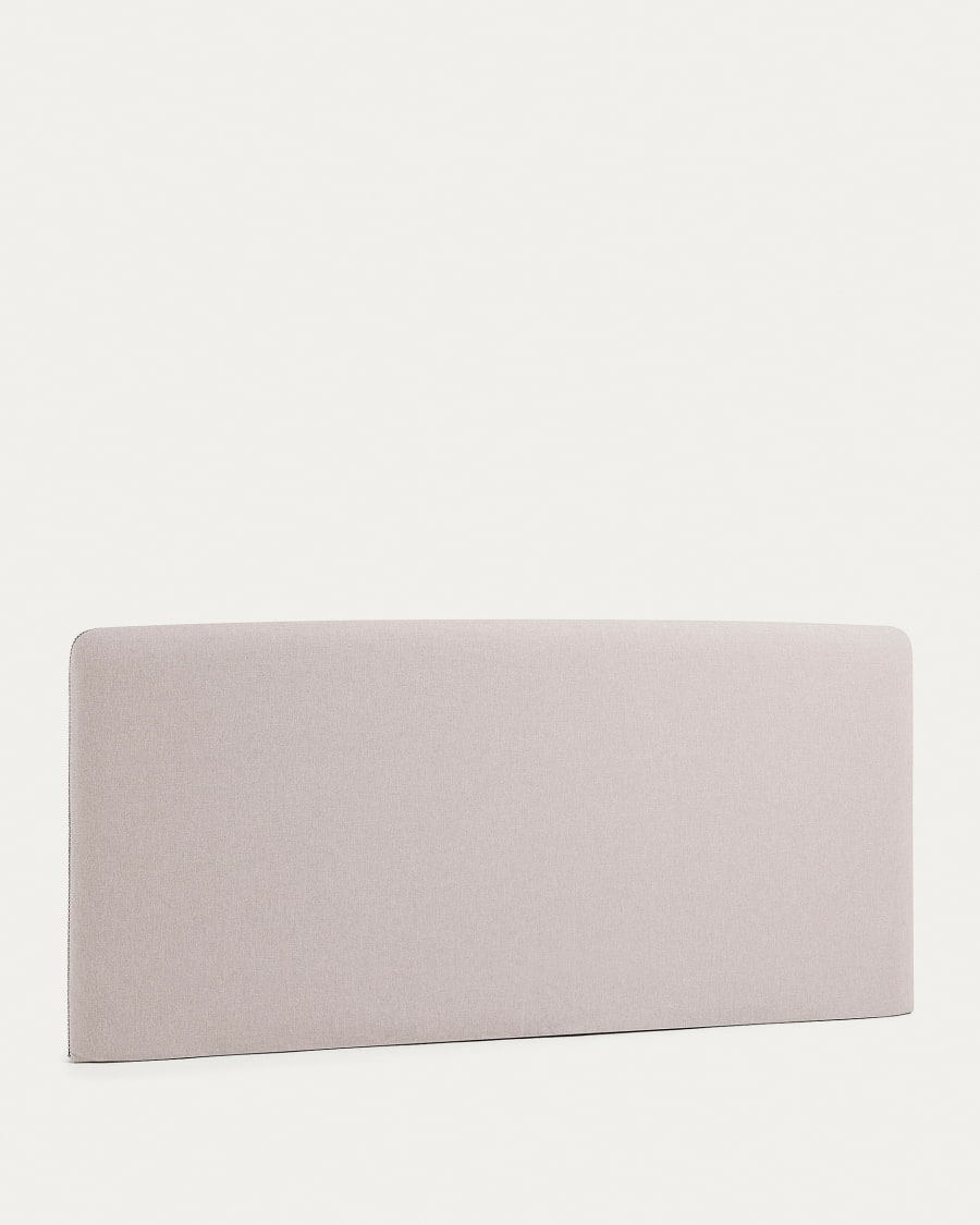 Dyla headboard cover in beige for 160 cm beds