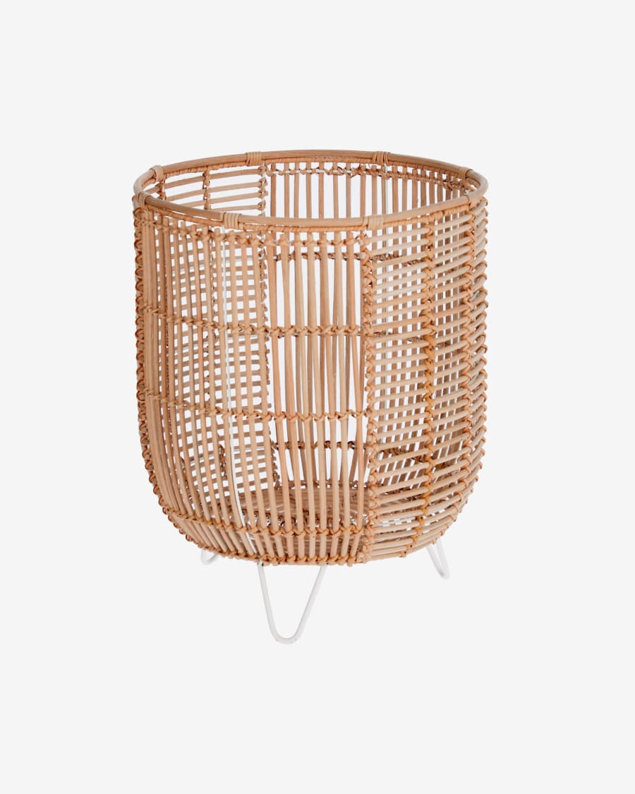 Cecira planter made from natural fibres, 35 cm