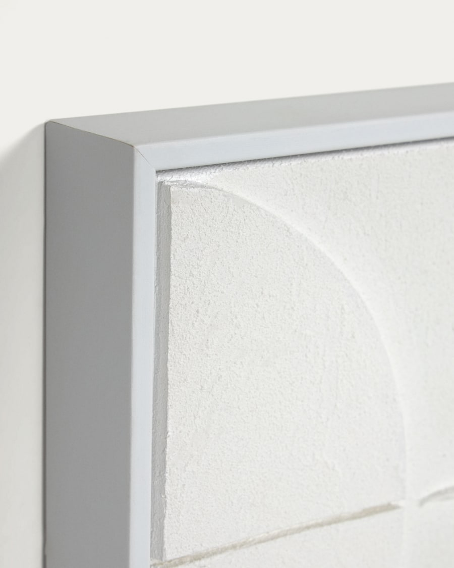 Brunella set of two white pictures 32 x 42 cm