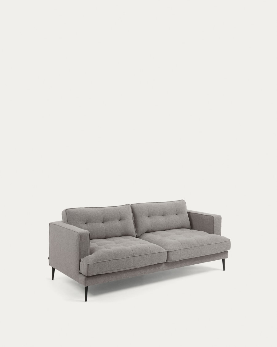 Tanya 2 seater sofa in grey, 183 cm
