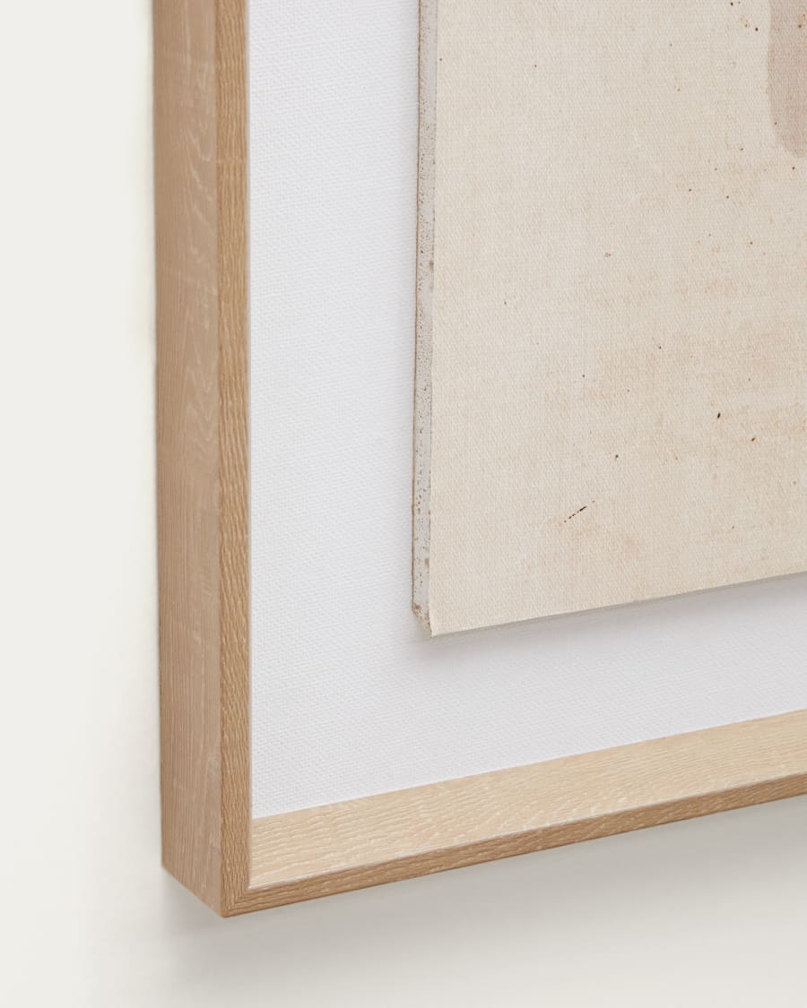 Sormina picture with a brown square 60 x 90 cm