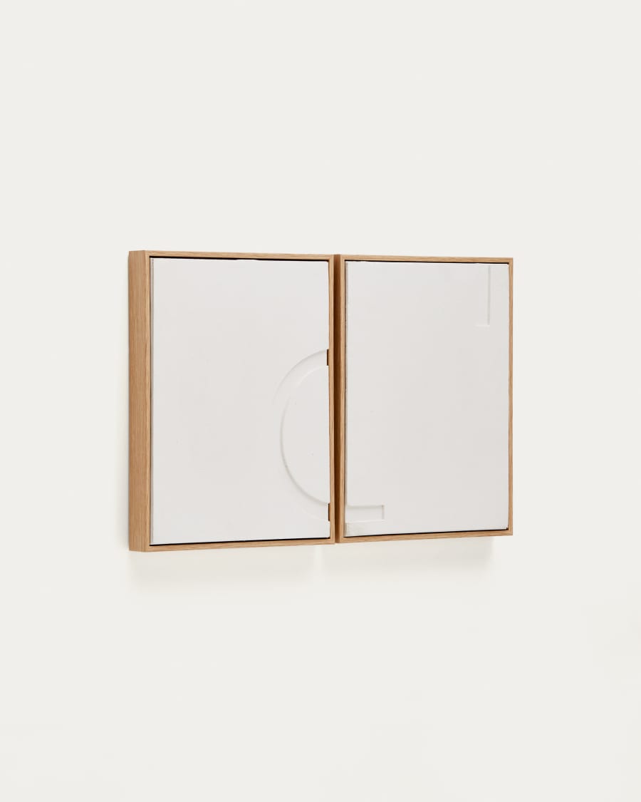 Sefri set of 2 white frames 30 x 40 cm
