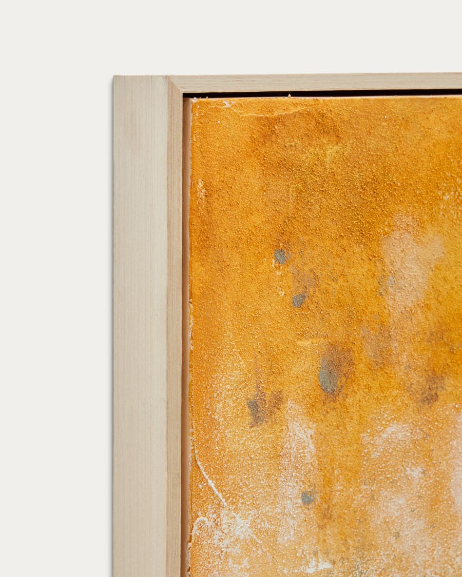 Selnar abstract yellow painting 202 x 122 cm