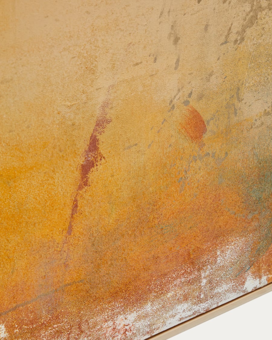 Selnar abstract yellow painting 202 x 122 cm