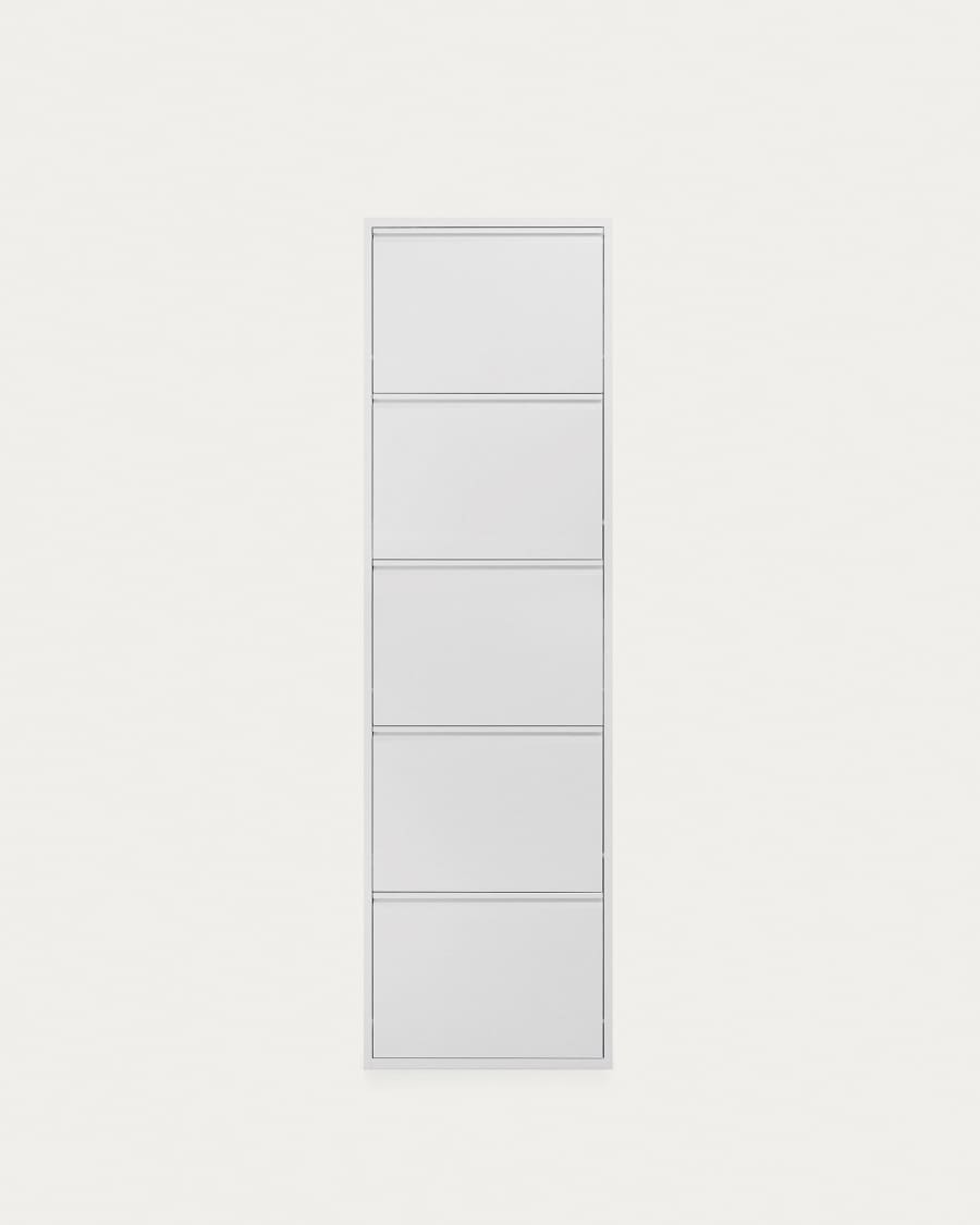 Shoe rack Ode 50 x 168,5 cm 5 doors white