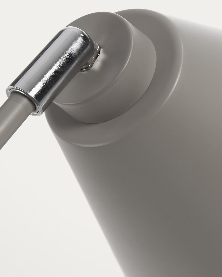 Tipir table lamp in steel with grey finish