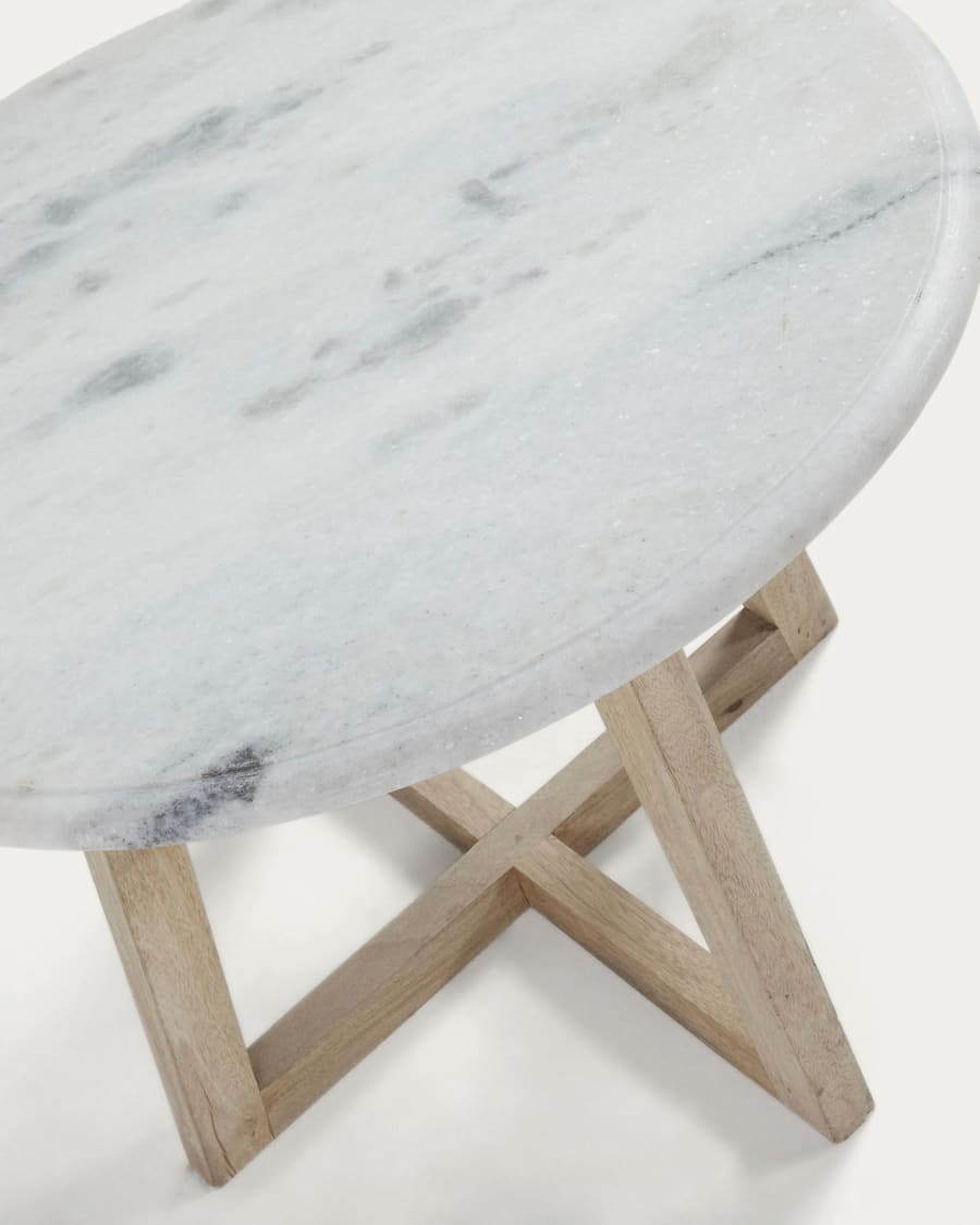 Freedom marble side store table