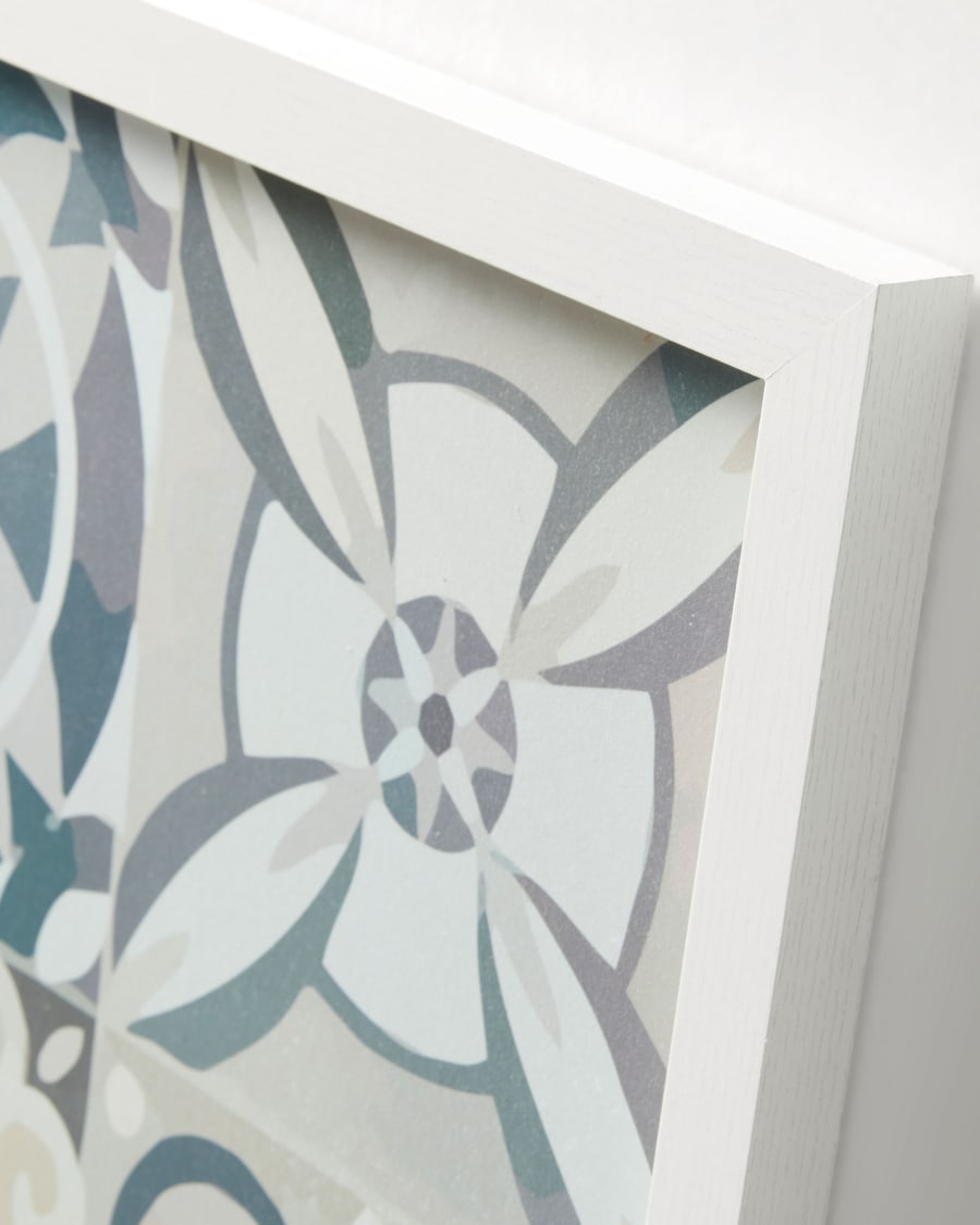 Alika wall picture 53 x 73 cm blue grey