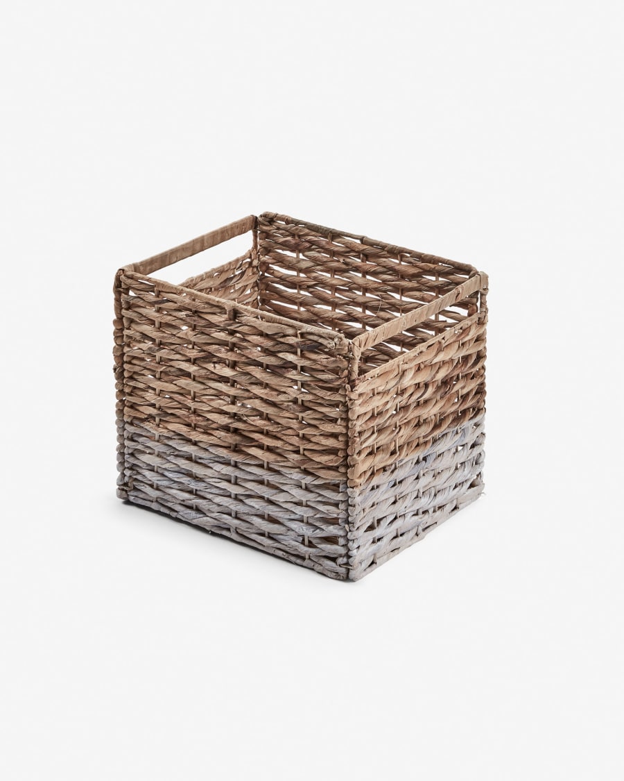 Καλάθι Words, φυσικό και λευκό