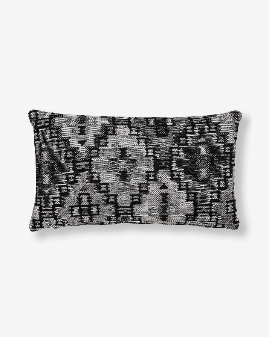Nazca cushion cover 30 x 50 cm dark grey