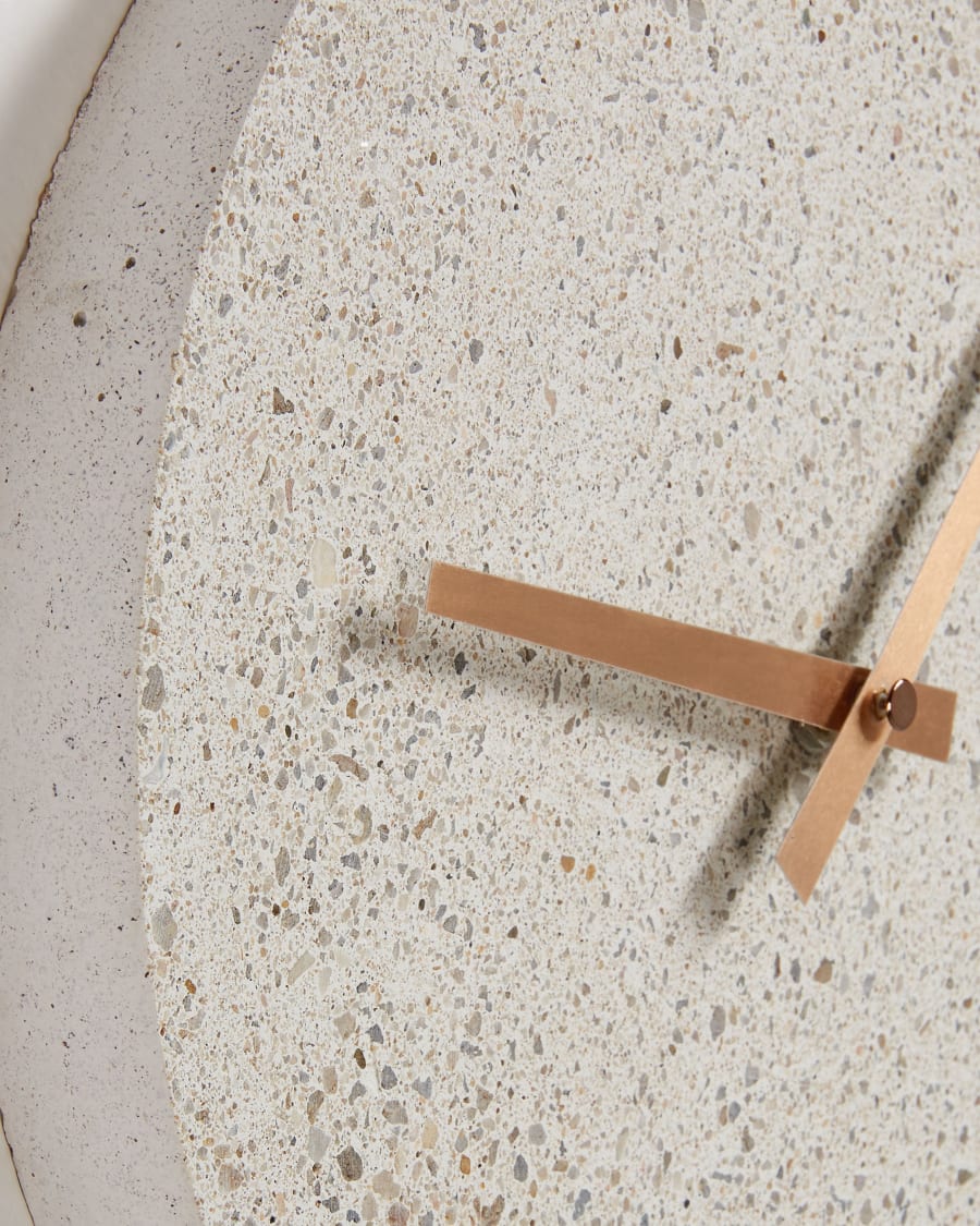 Wall clock Alexia Ø 27 cm beige
