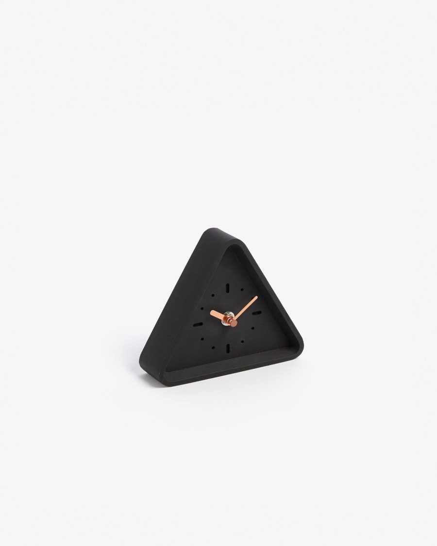 Reloj triangular Pari negro